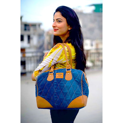 EcoFreaky Upcycled Denim Handbag For Women | Vegan Handbag