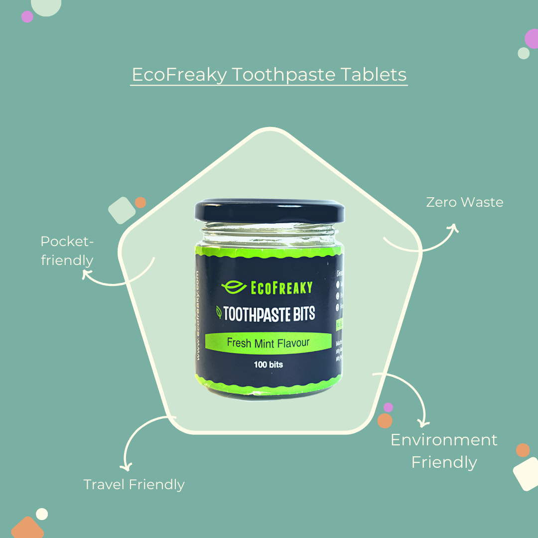 EcoFreaky Toothpaste Tablets | Best Toothpaste Bits For Stain Removal