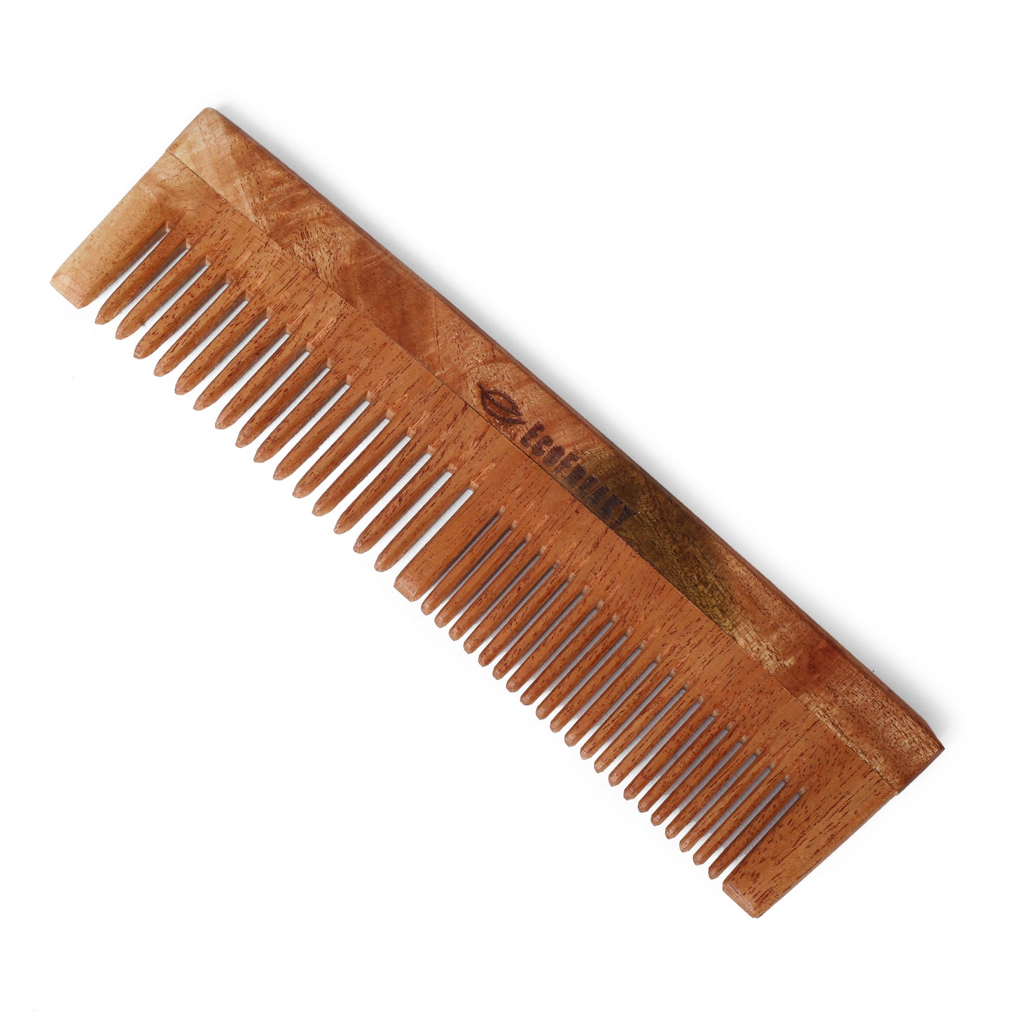 Pure Neem Wood Regular Comb | Antibacterial Wooden Comb