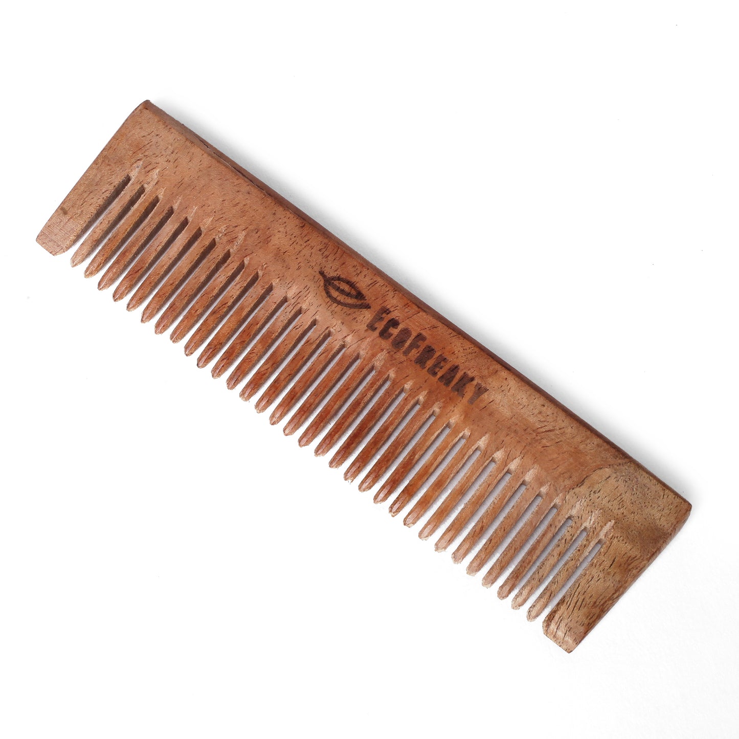 Pure Neem Wood Pocket Comb | Antibacterial Wooden Comb