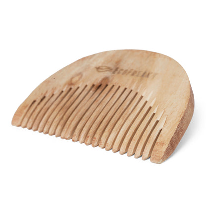 Pure Neem Wood Beard Comb | Antibacterial Wooden Comb