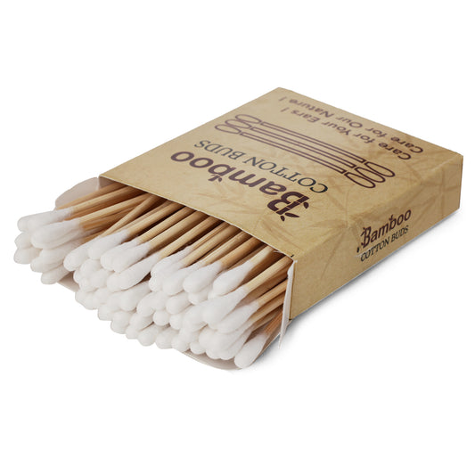 Bamboo Cotton for Cleaning Earbuds 