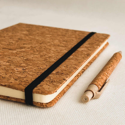 Natural Cork Diary and Pen Set